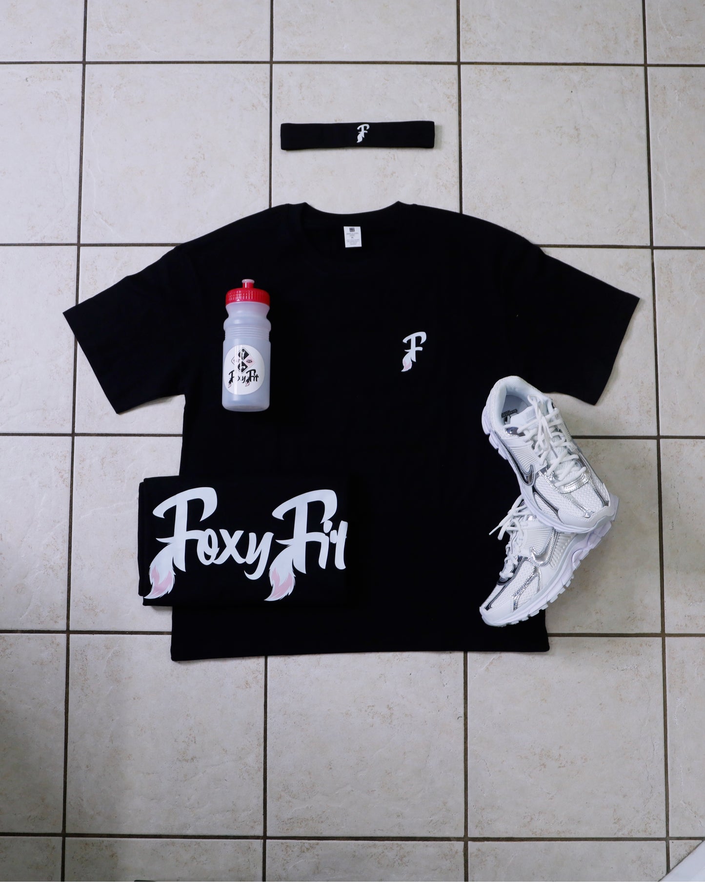 Foxy Over Size Shirt with headband